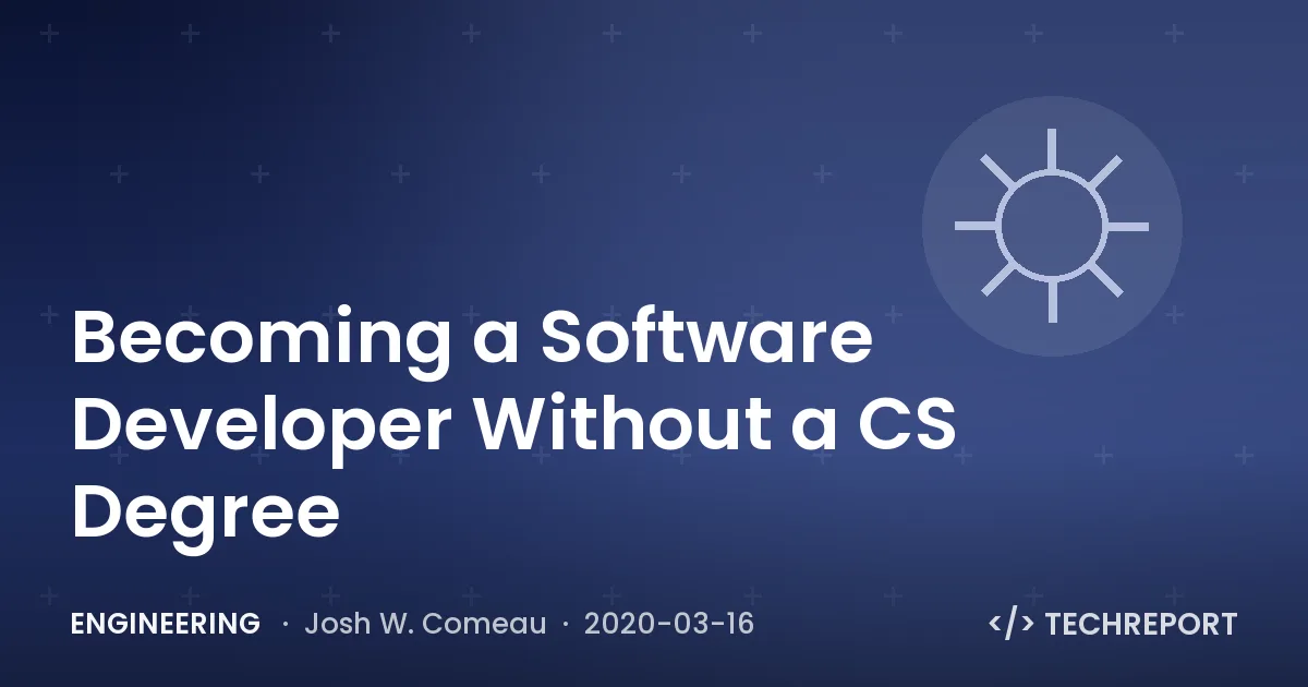Becoming a Software Developer Without a CS Degree