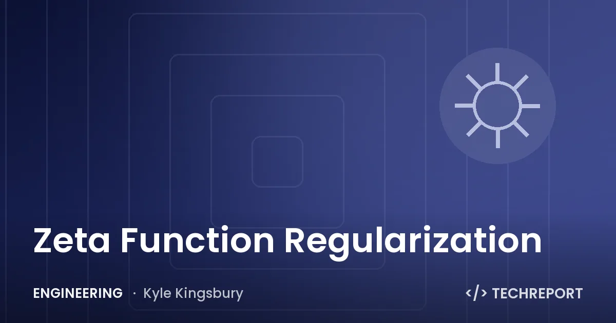 Zeta Function Regularization
