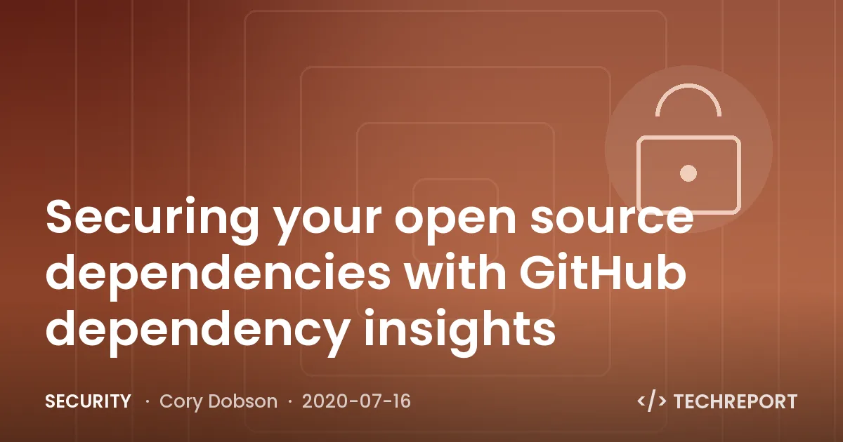 Securing your open source dependencies with GitHub dependency insights