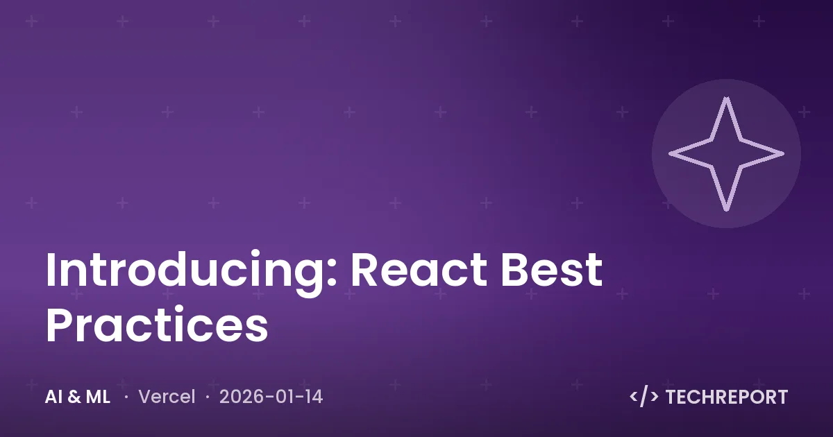 Introducing: React Best Practices