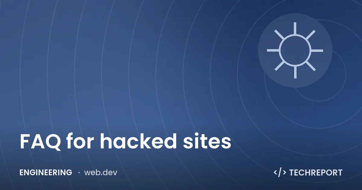 FAQ for hacked sites