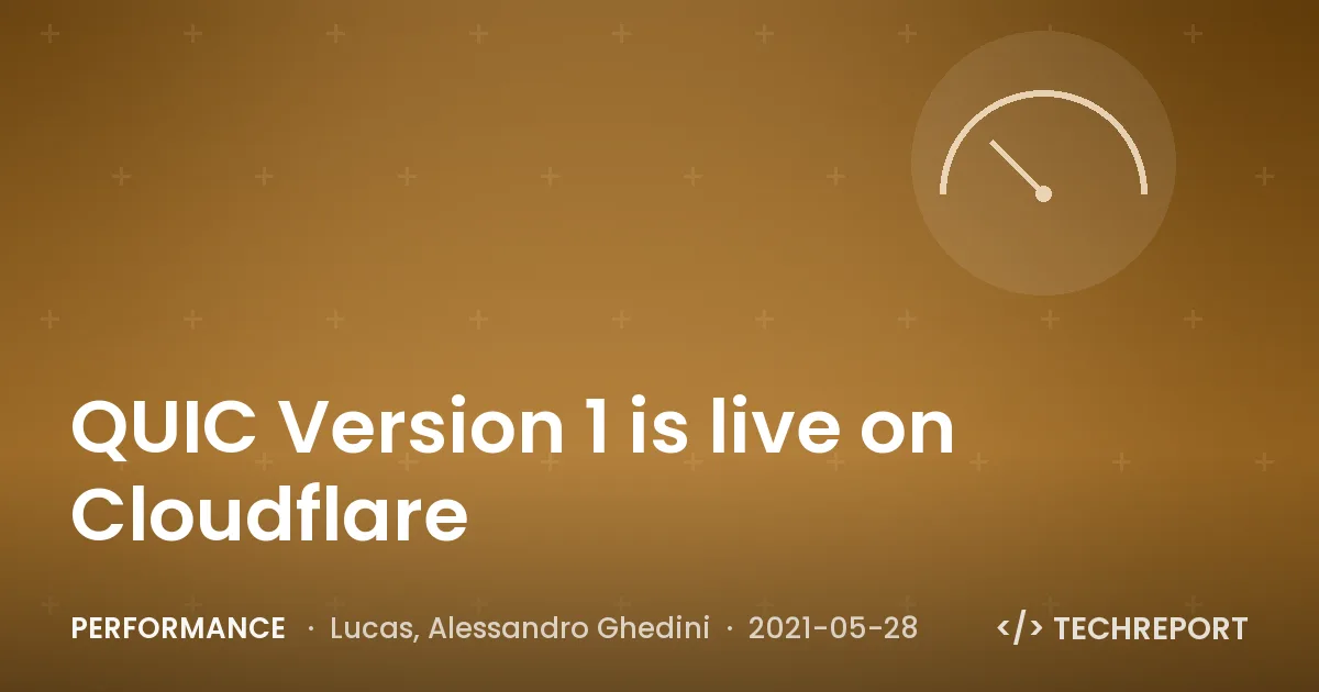 QUIC Version 1 is live on Cloudflare