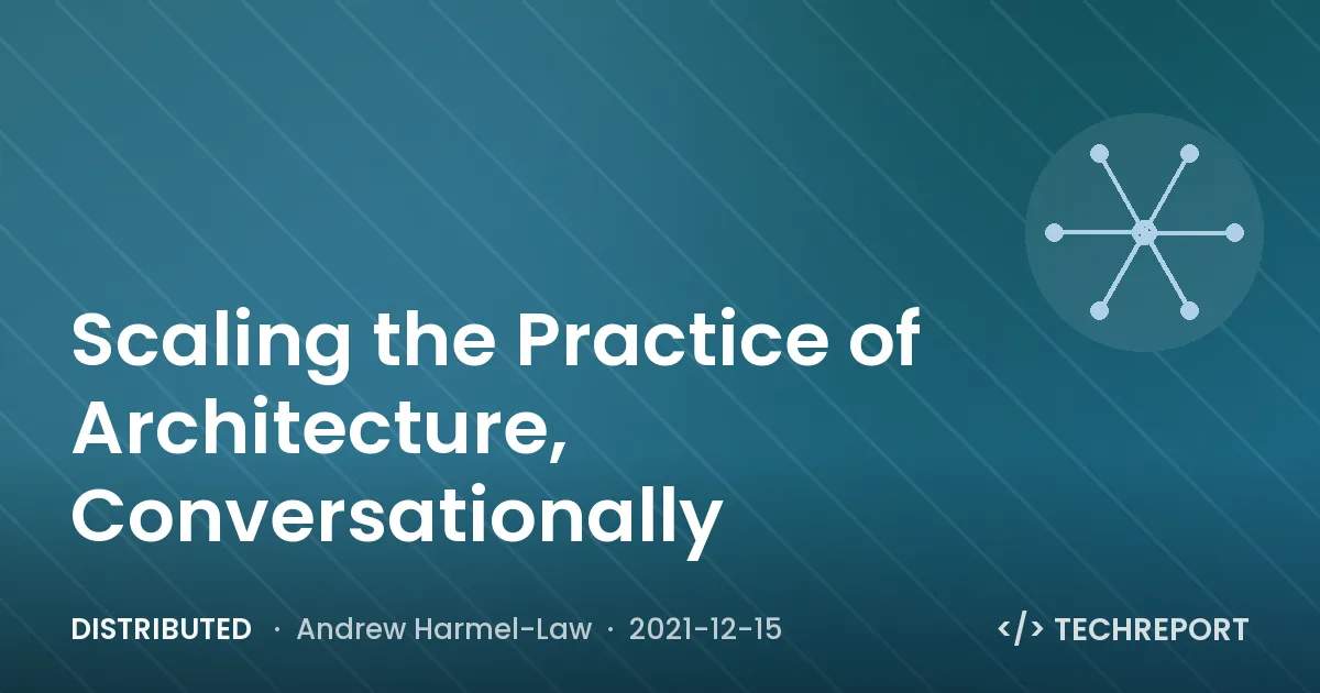 Distributed — Scaling the Practice of Architecture, Conversationally