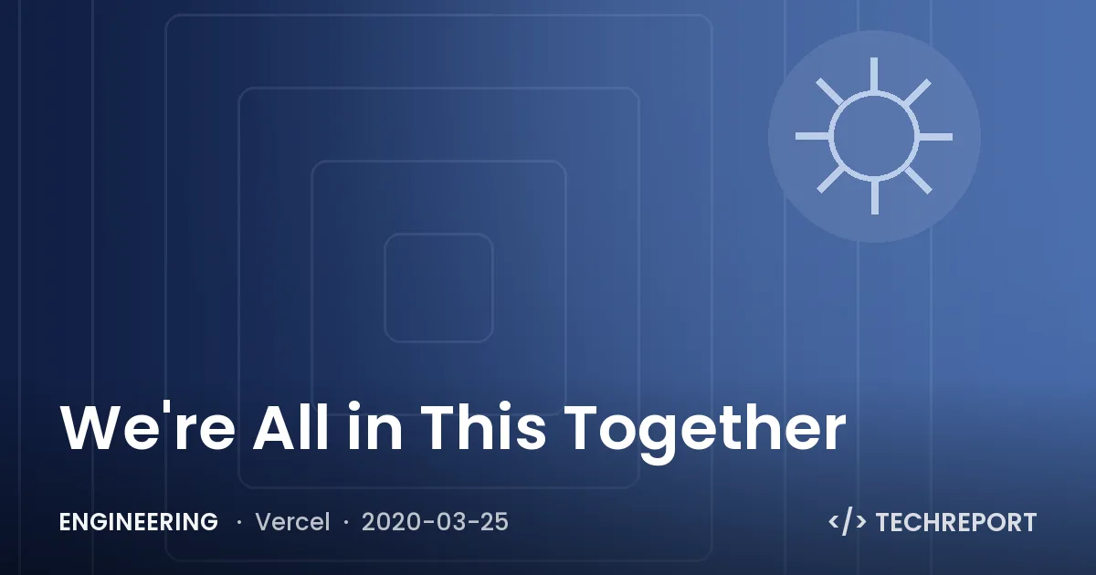 Engineering — We're All in This Together
