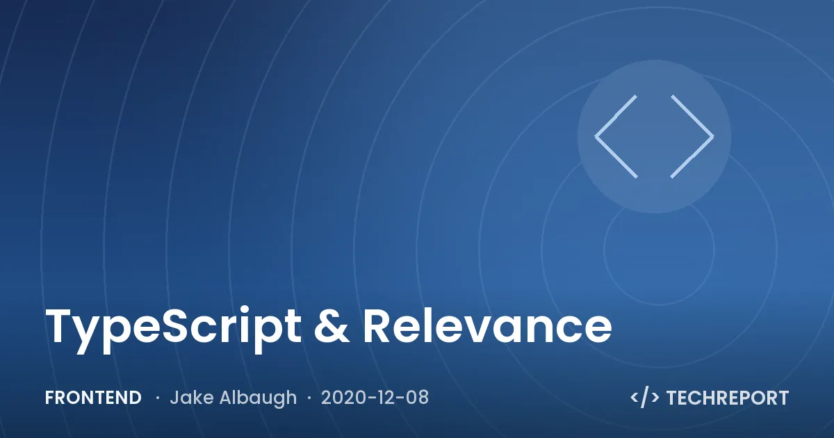TypeScript & Relevance