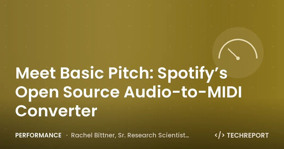 Performance — Meet Basic Pitch: Spotify’s Open Source Audio-to-MIDI Converter