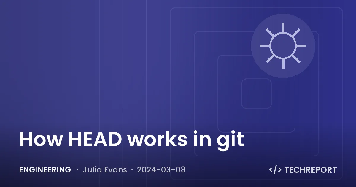 Engineering — How HEAD works in git