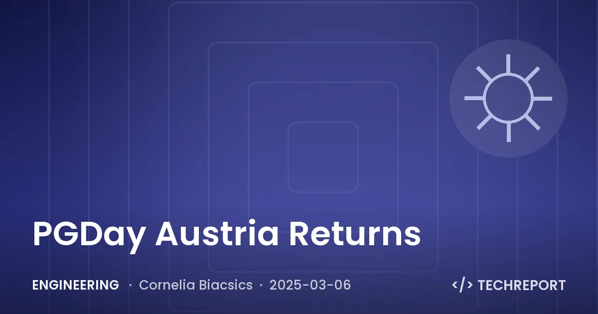 PGDay Austria Returns