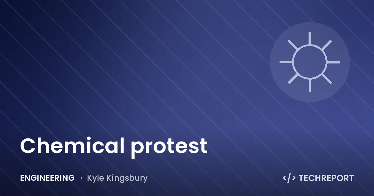 Chemical protest