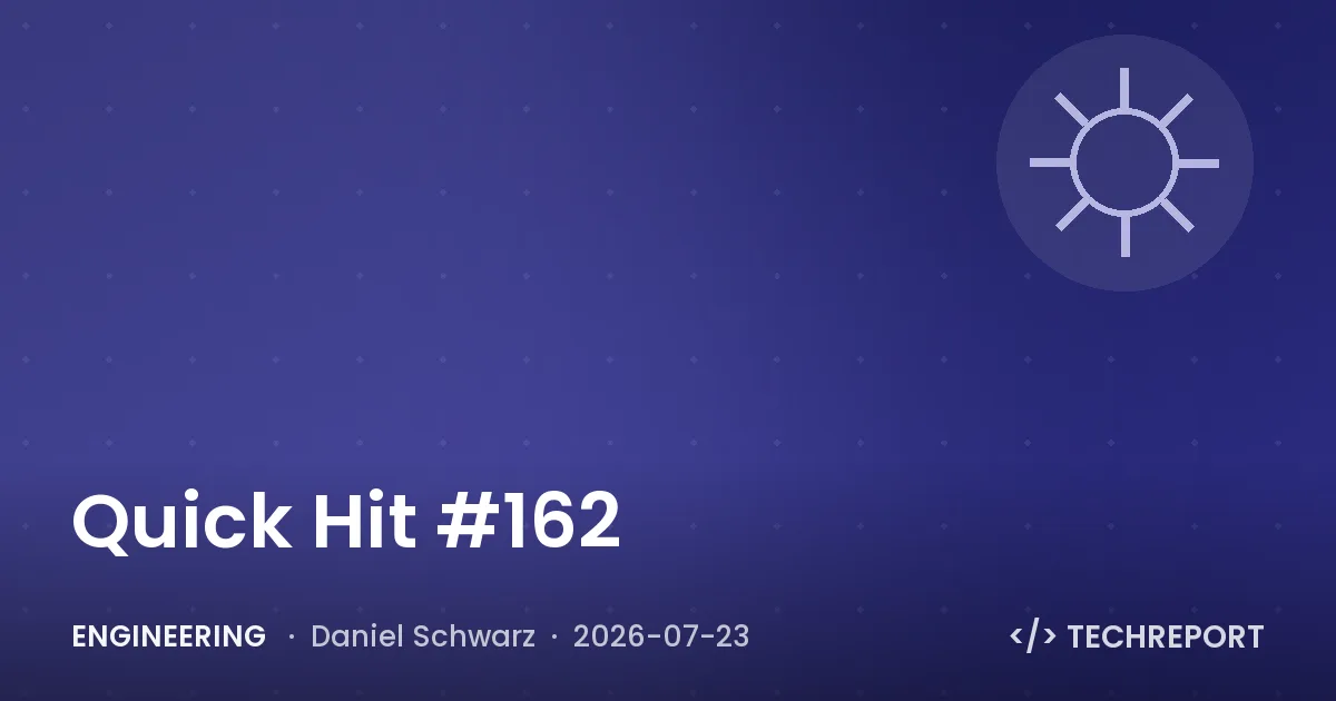 Engineering — Quick Hit #162