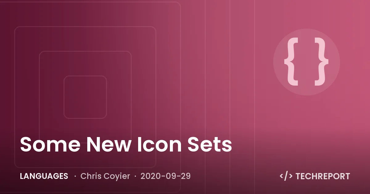 Languages — Some New Icon Sets