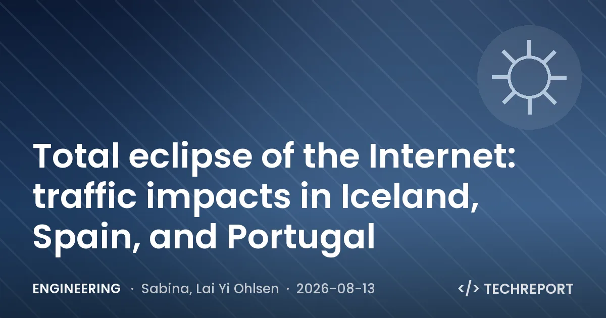 Engineering — Total eclipse of the Internet: traffic impacts in Iceland, Spain, and Portugal