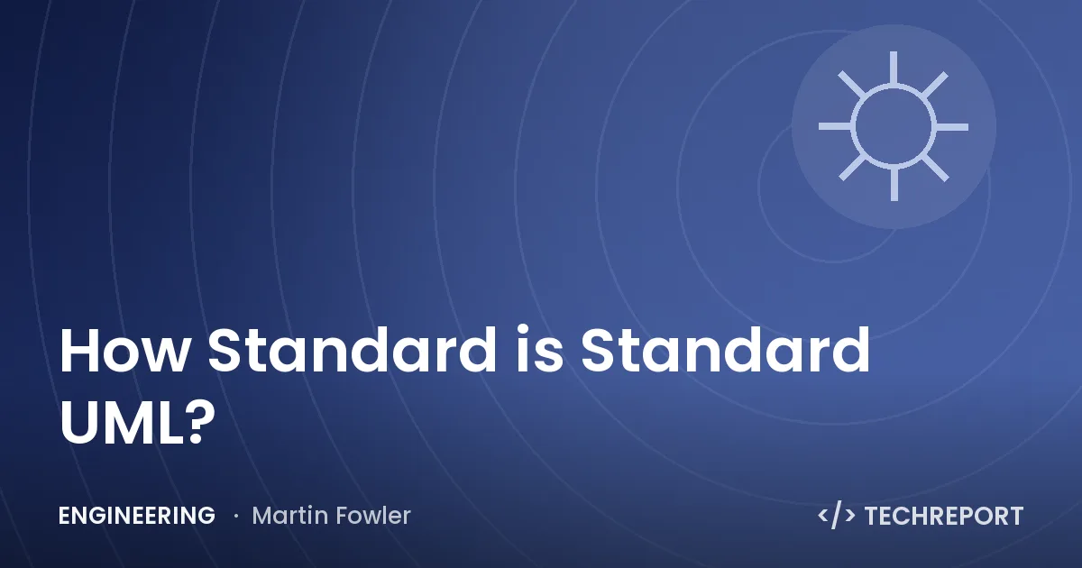 How Standard is Standard UML?