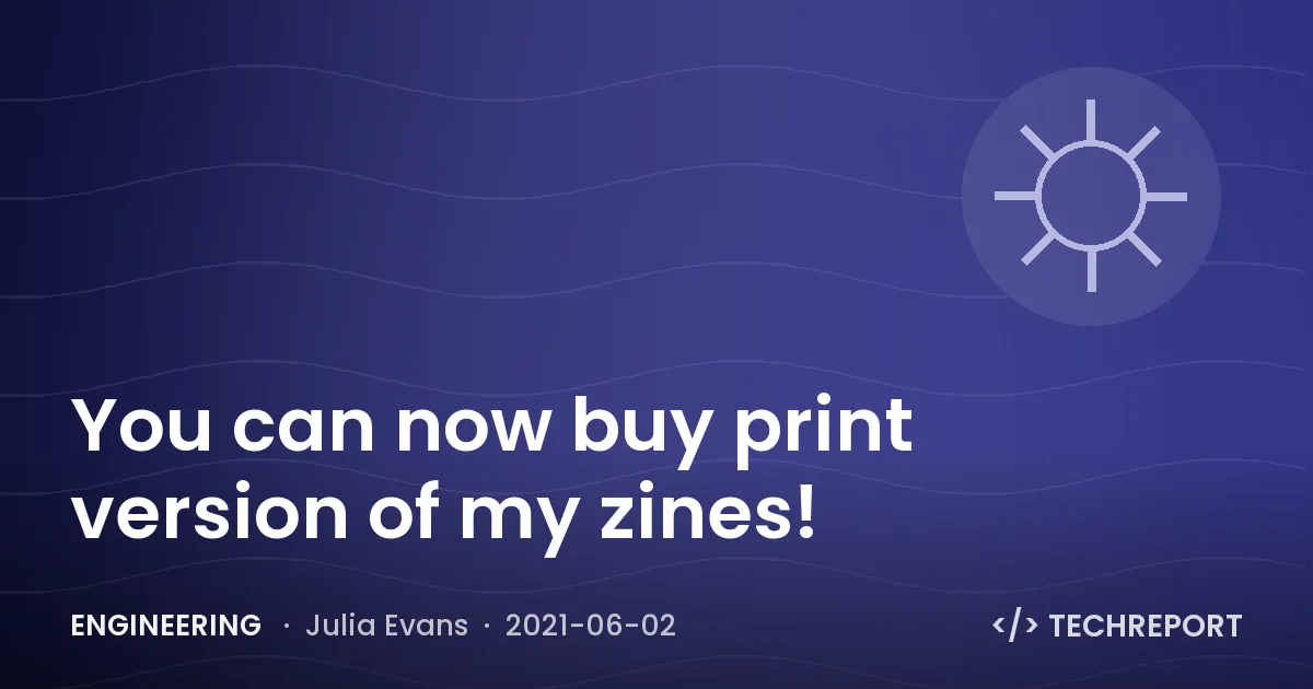 You can now buy print version of my zines!