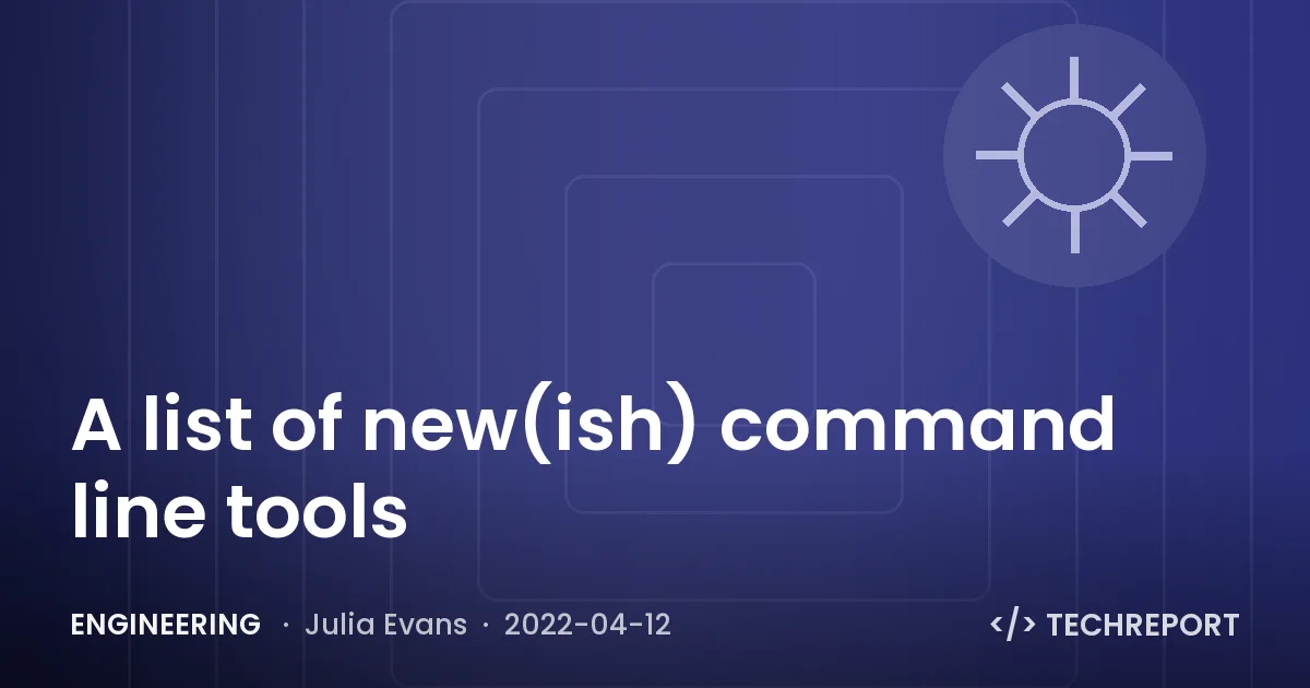 A list of new(ish) command line tools