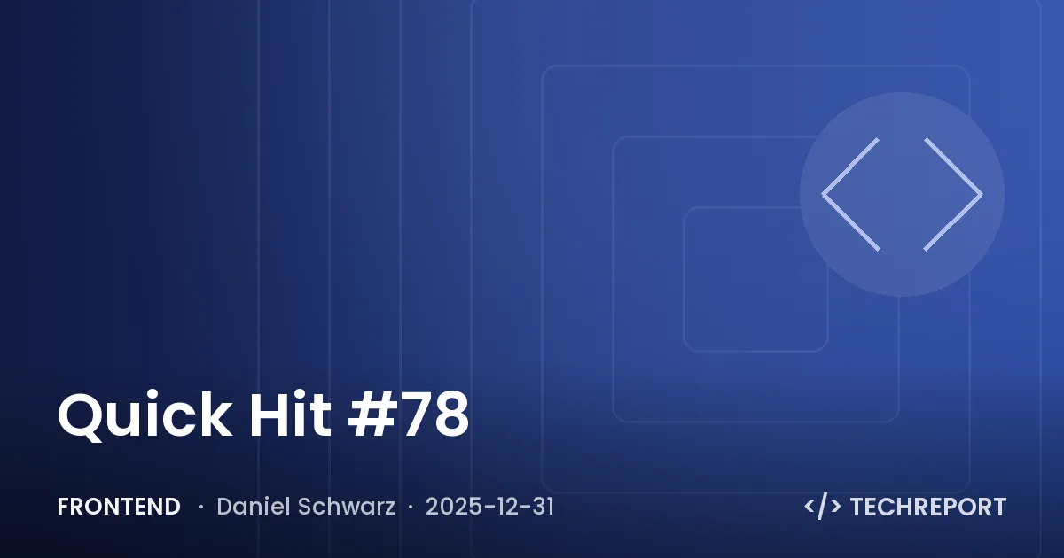 Quick Hit #78