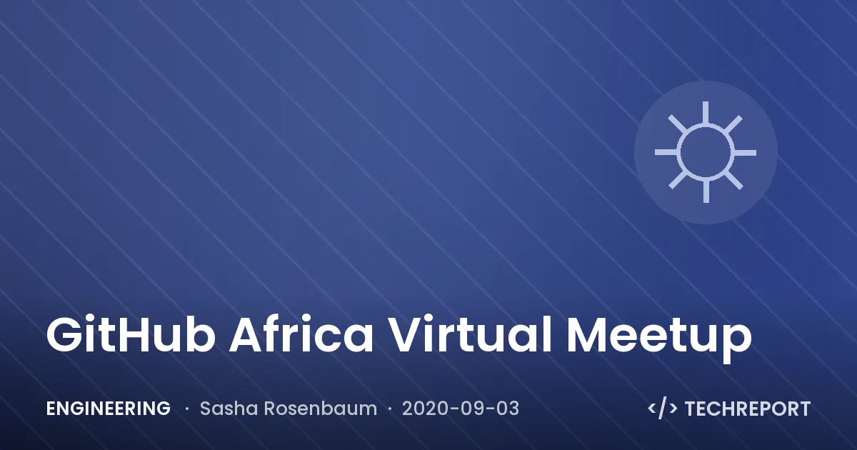 GitHub Africa Virtual Meetup