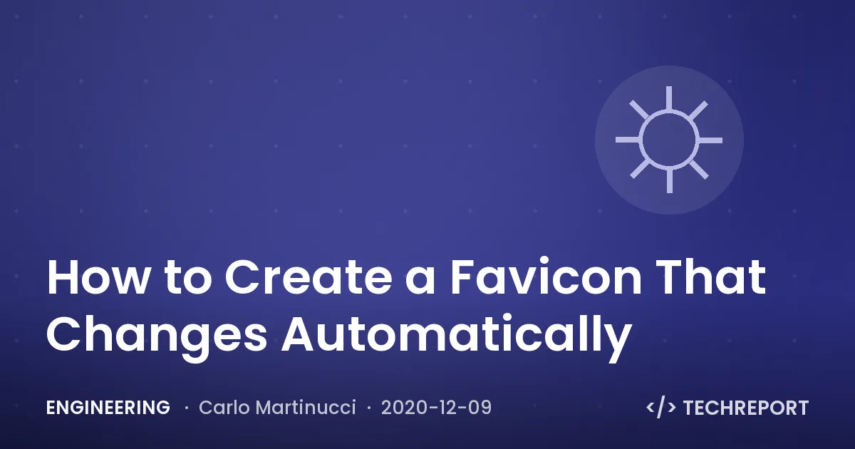 How to Create a Favicon That Changes Automatically