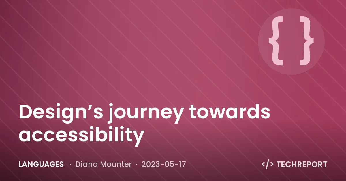 Languages — Design’s journey towards accessibility