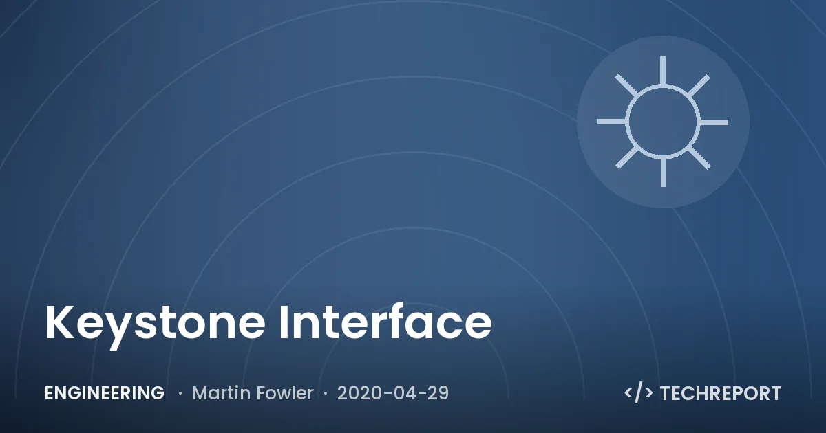 Keystone Interface