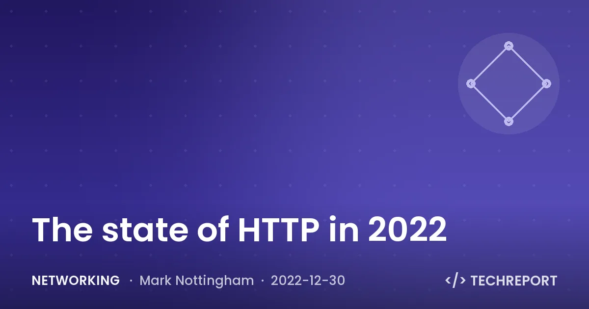 Networking — The state of HTTP in 2022