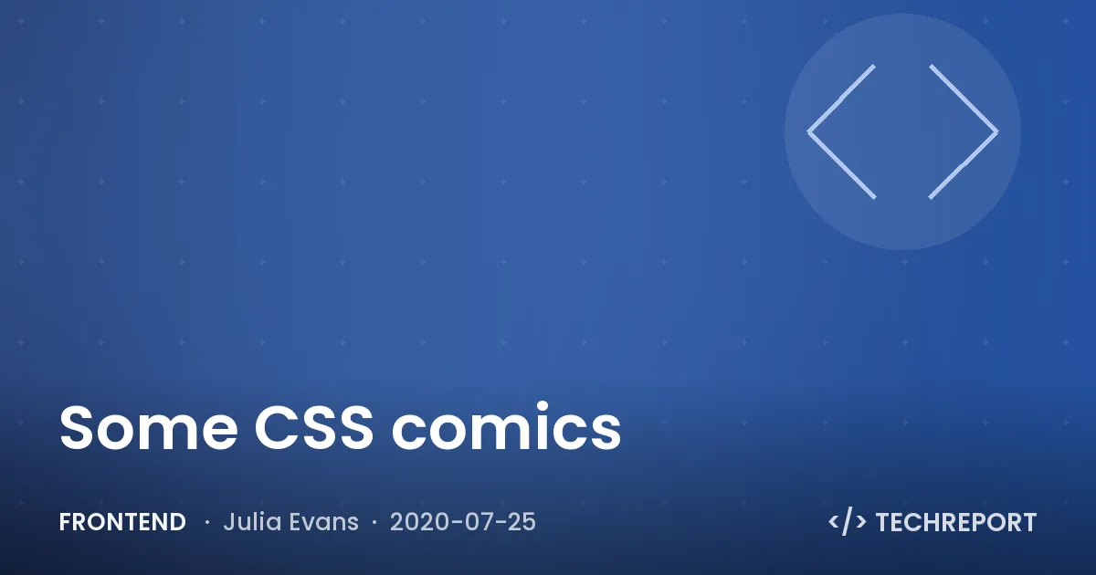 Some CSS comics
