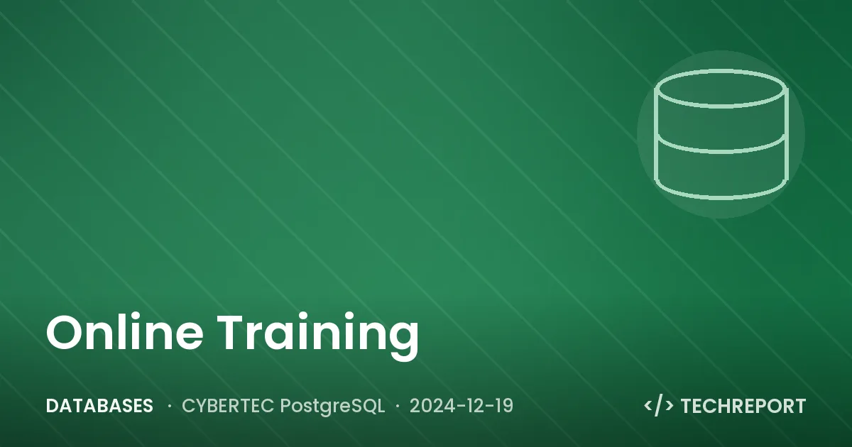Online Training