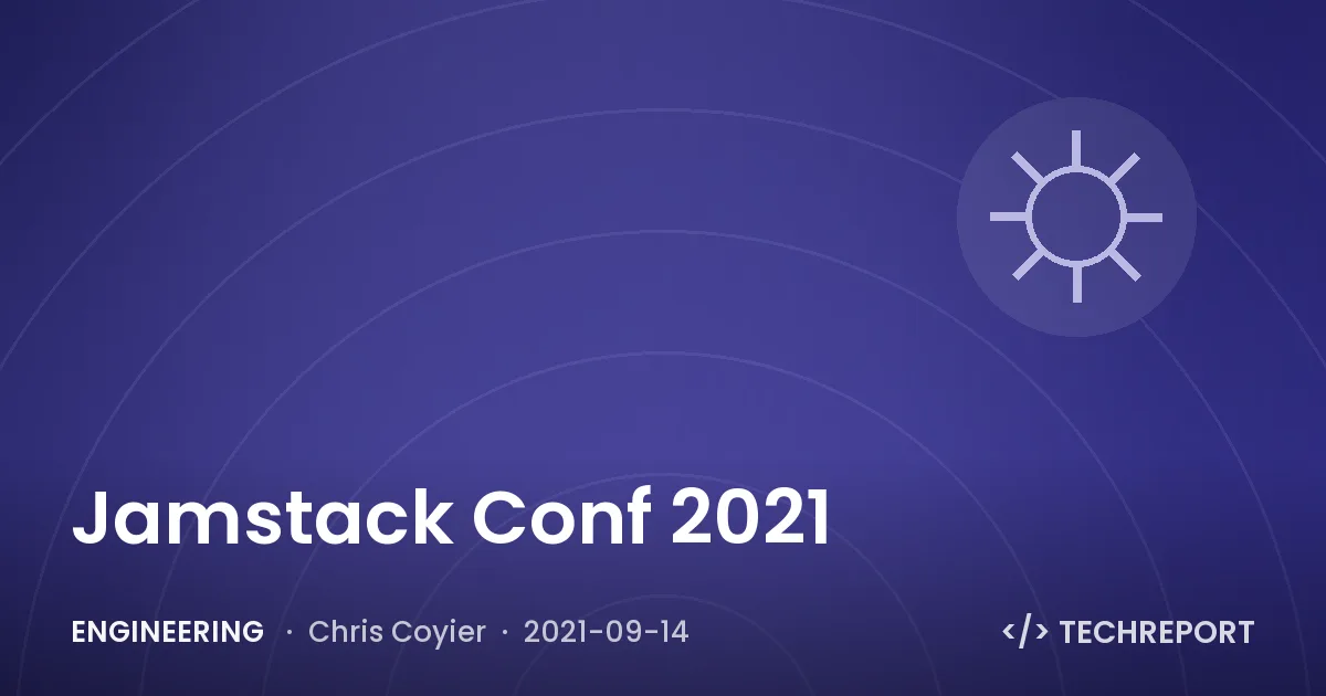 Jamstack Conf 2021