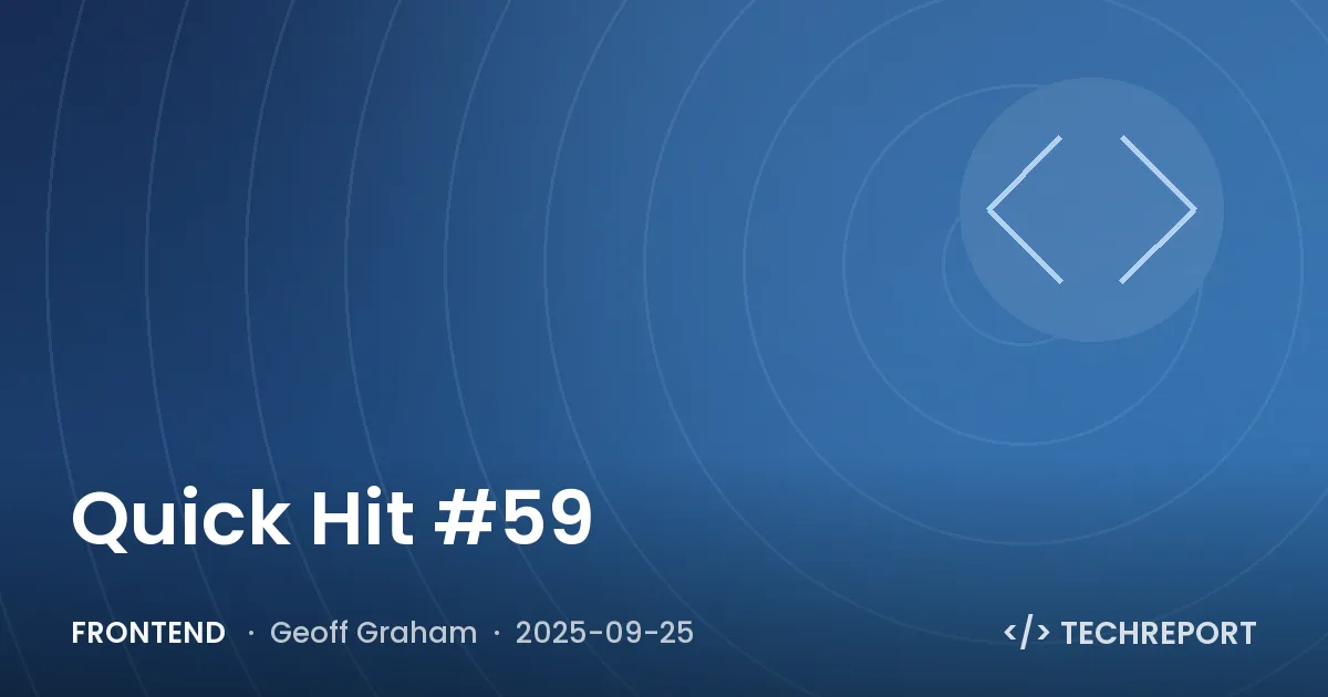 Quick Hit #59