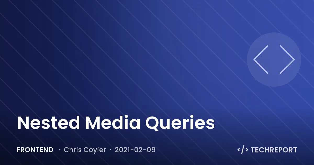 Nested Media Queries