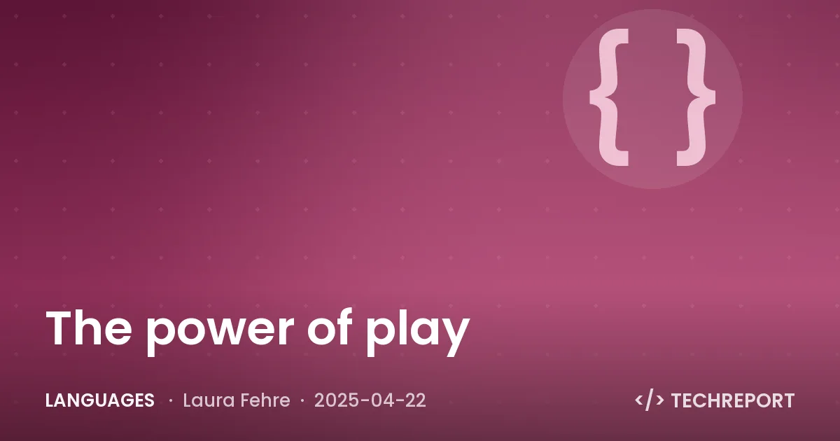 Languages — The power of play