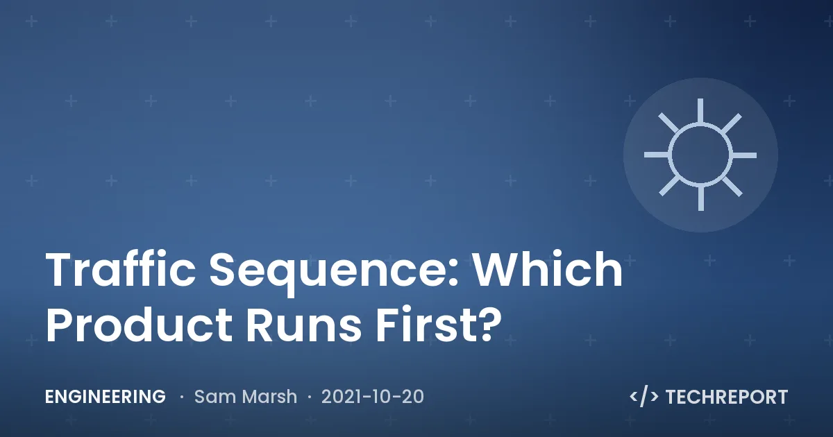 Engineering — Traffic Sequence: Which Product Runs First?