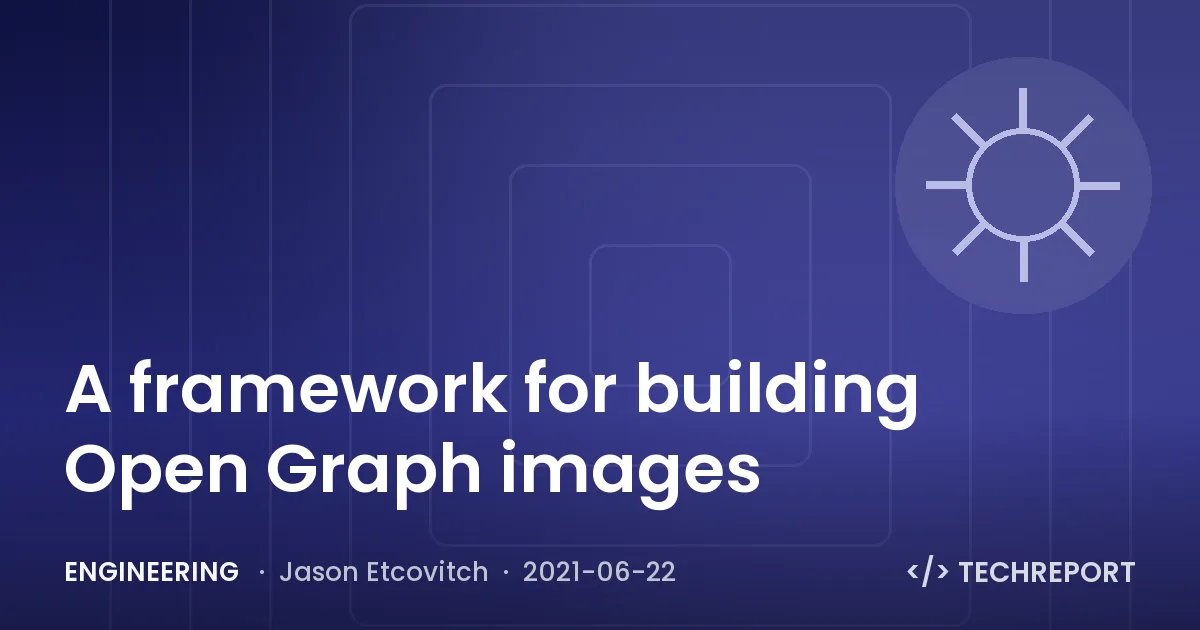 Engineering — A framework for building Open Graph images