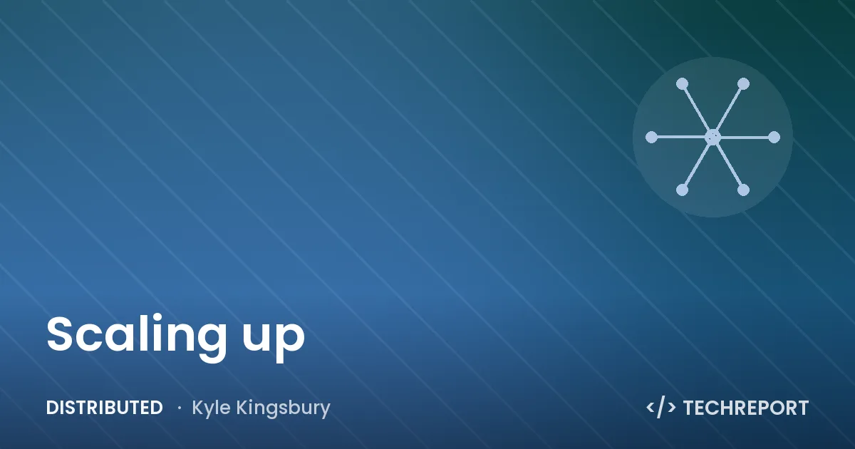 Scaling up