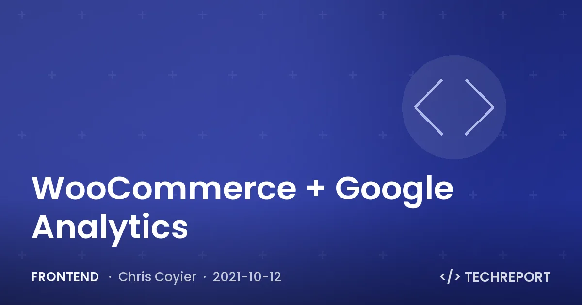 WooCommerce + Google Analytics