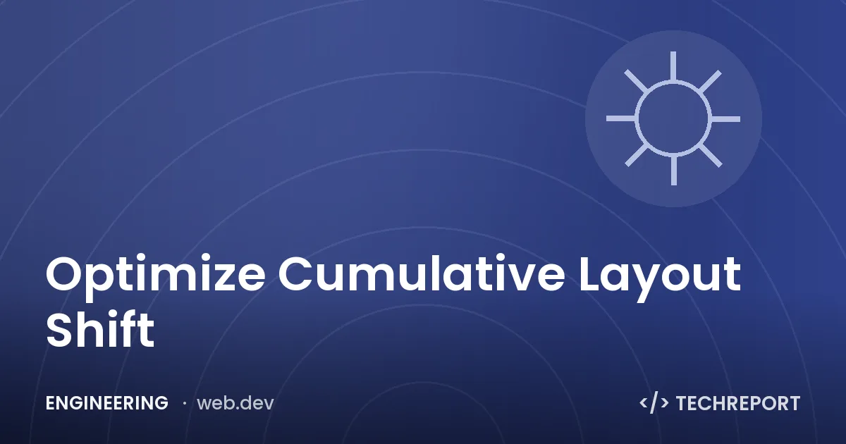 Optimize Cumulative Layout Shift