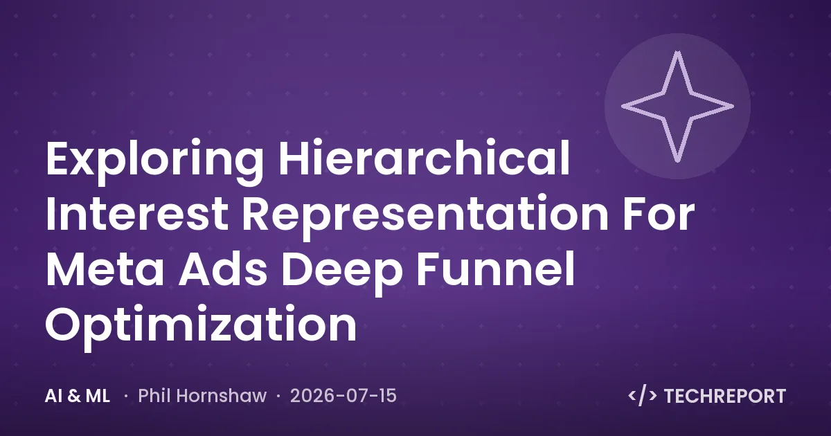 AI & ML — Exploring Hierarchical Interest Representation For Meta Ads Deep Funnel Optimization