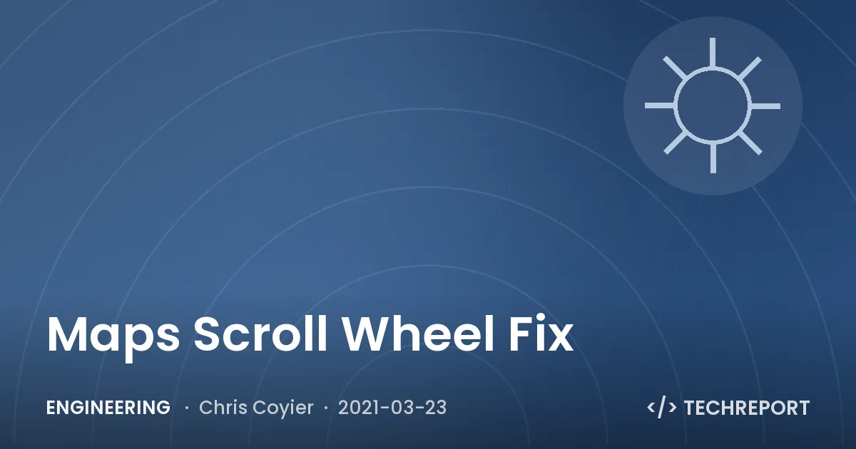 Maps Scroll Wheel Fix