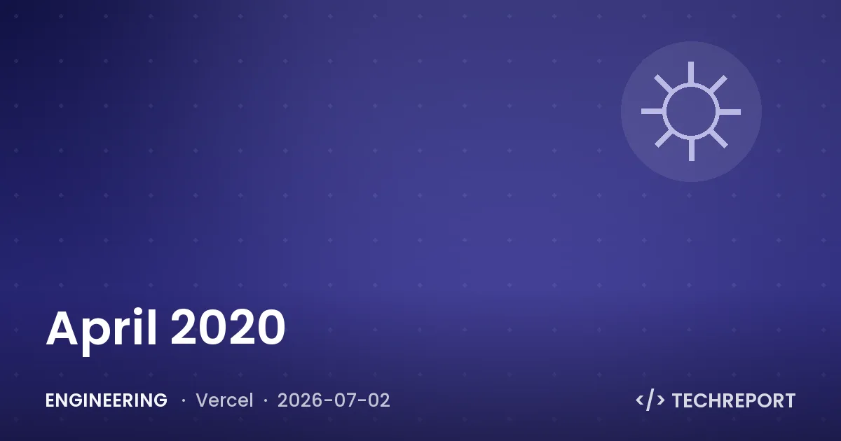 April 2020