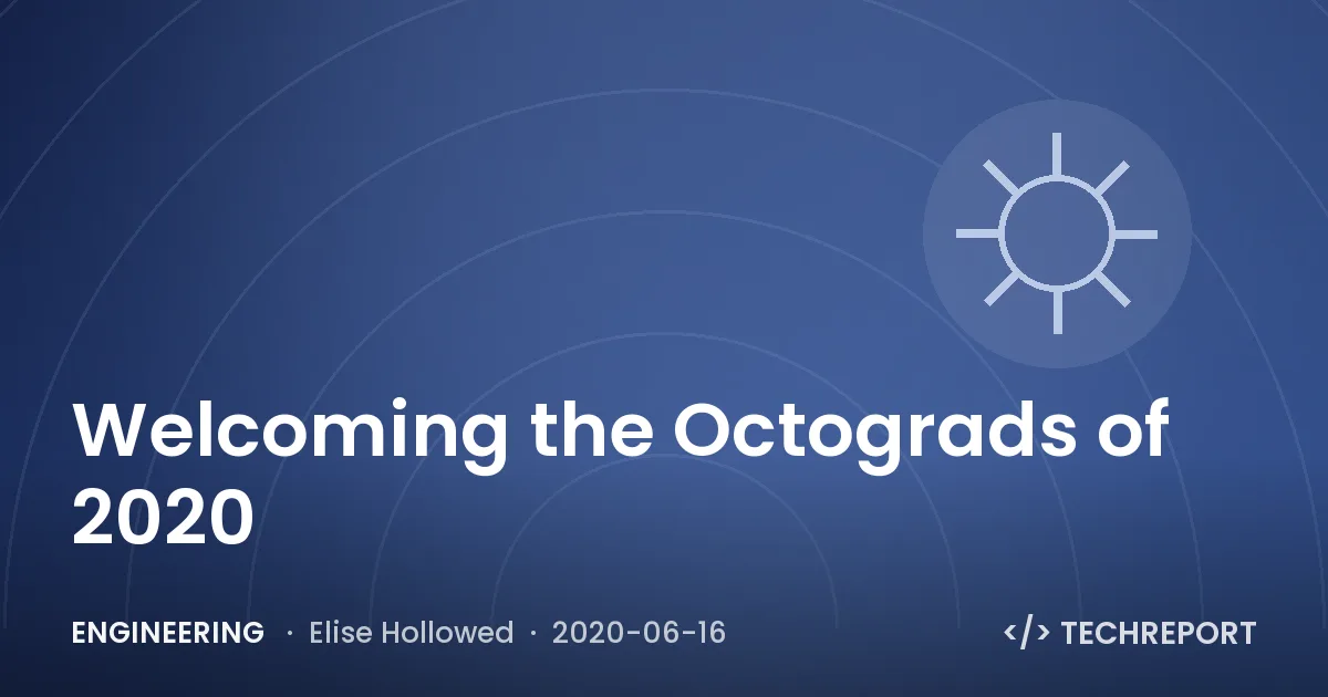 Welcoming the Octograds of 2020