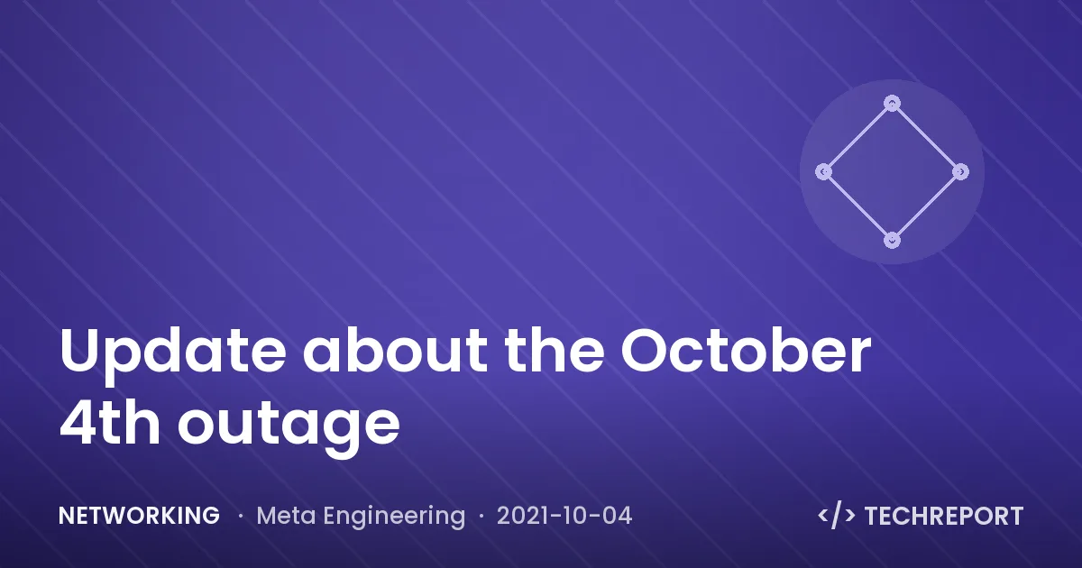 Update about the October 4th outage