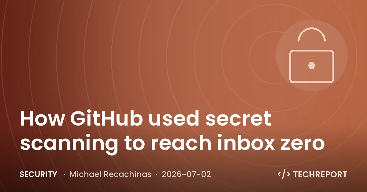 Security — How GitHub used secret scanning to reach inbox zero