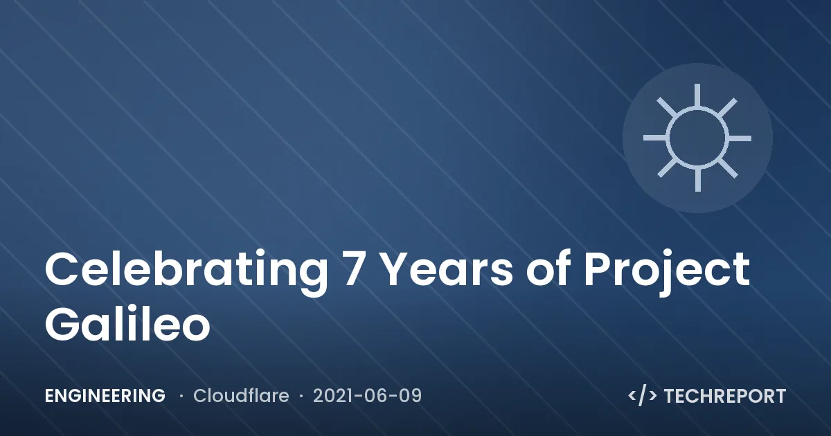 Celebrating 7 Years of Project Galileo