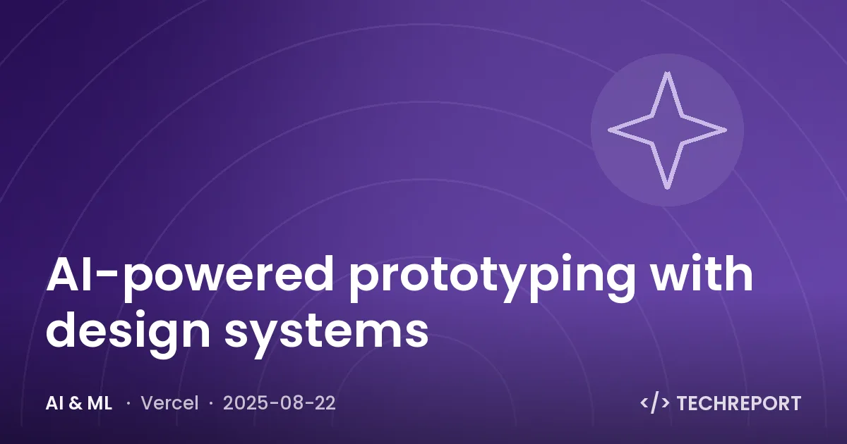 AI-powered prototyping with design systems