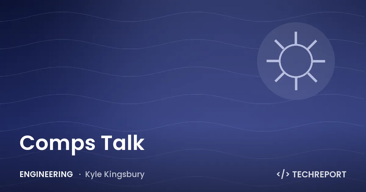 Comps Talk