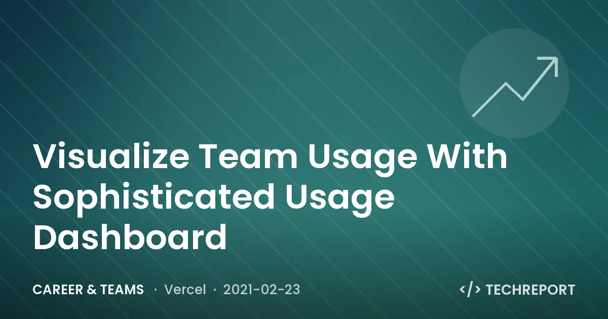 Career & Teams — Visualize Team Usage With Sophisticated Usage Dashboard
