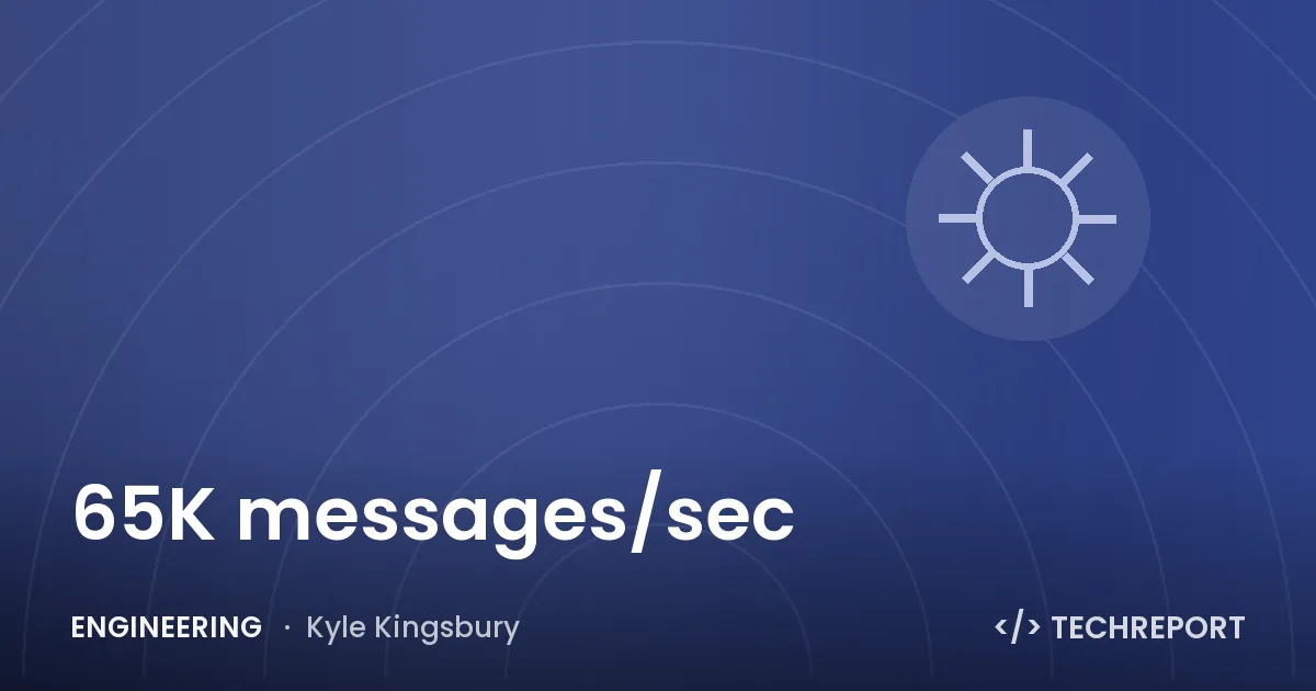 65K messages/sec