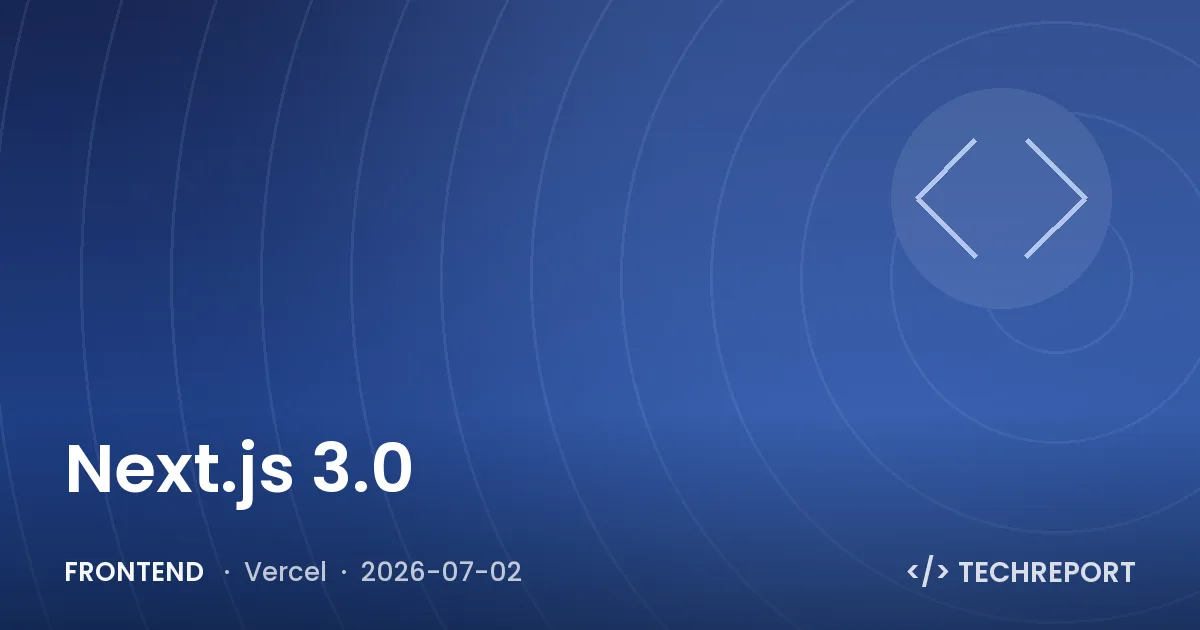 Frontend — Next.js 3.0