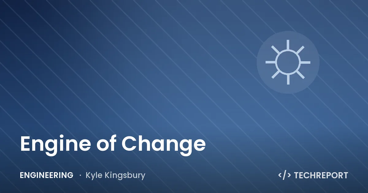Engineering — Engine of Change
