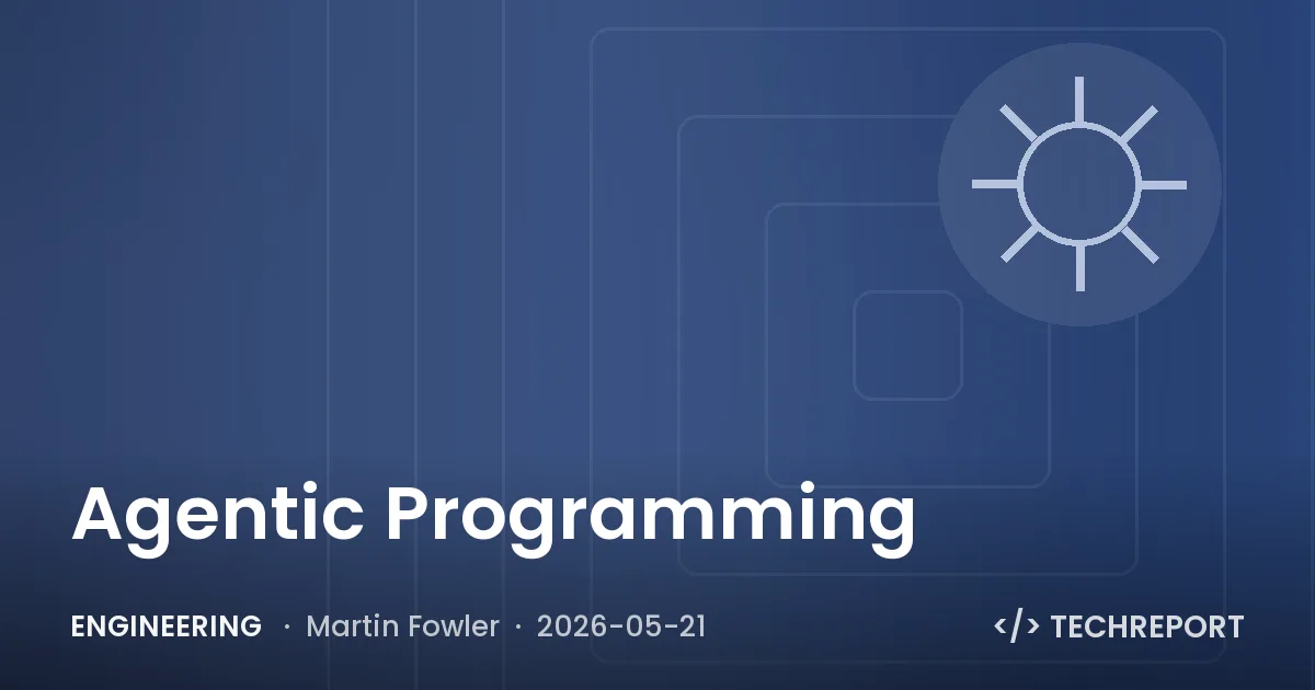 Engineering — Agentic Programming